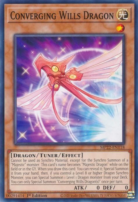 Converging Wills Dragon [MP22-EN118] Common - for just $0.10! 