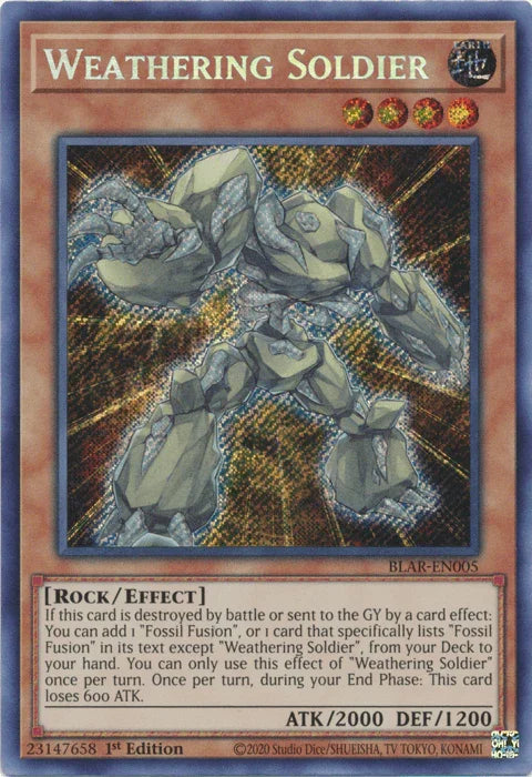 Weathering Soldier [BLAR-EN005] Secret Rare - for just $0.20! 