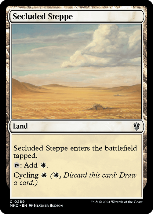 Secluded Steppe (MKC-289) - Murders at Karlov Manor Commander - for just $0.10! 