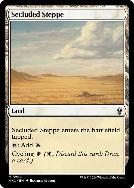 Secluded Steppe (MKC-289) - Murders at Karlov Manor Commander - for just $0.10! 