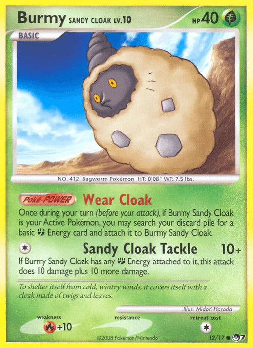 Burmy Sandy Cloak (12/17) [POP Series 7] - for just $0.60! 