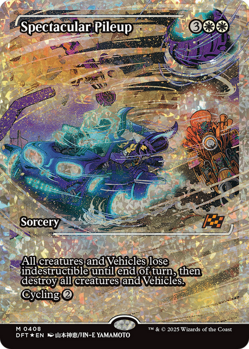 Spectacular Pileup (DFT-408) - Aetherdrift: (Showcase) Foil - for just $6.33! 