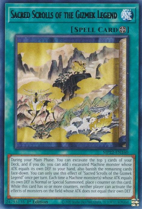 Sacred Scrolls of the Gizmek Legend [MP22-EN160] Rare - for just $0.10! 