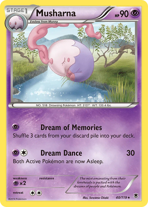 Musharna (40/119) [XY: Phantom Forces] - for just $0.20! 