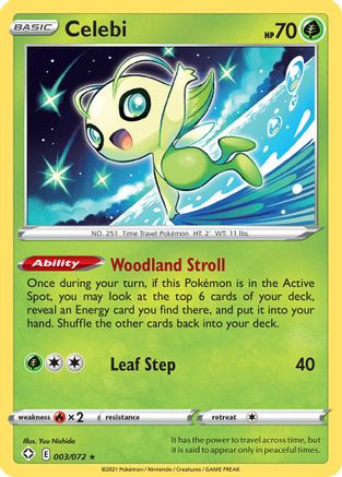 Celebi 003/072 - Shining Fates - for just $0.13! 