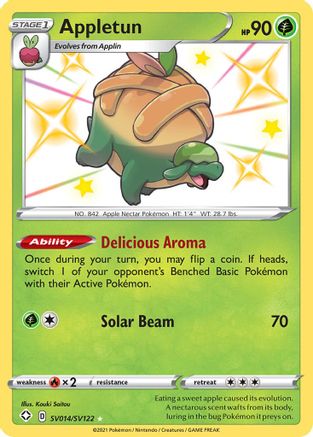 Appletun SV014/SV122 - Shining Fates Shiny Vault Holofoil - for just $2.83! 