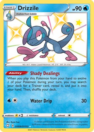 Drizzile SV026/SV122 - Shining Fates Shiny Vault Holofoil - for just $1.50! 