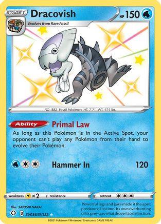 Dracovish SV036/SV122 - Shining Fates Shiny Vault Holofoil - for just $1.70! 