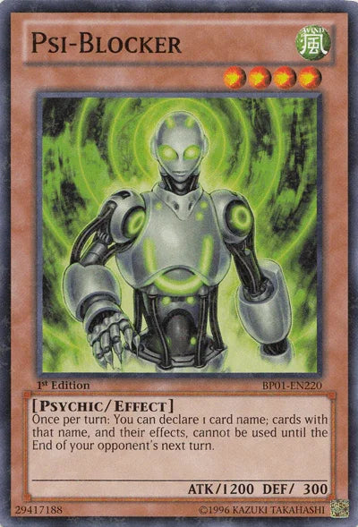 Psi-Blocker [BP01-EN220] Starfoil Rare - for just $0.20! 