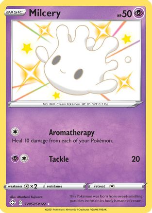 Milcery SV057/SV122 - Shining Fates Shiny Vault Holofoil - for just $2.65! 