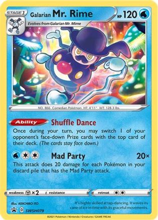 Galarian Mr. Rime SWSH079/307 - SWSH Sword & Shield Promo Cards Holofoil - for just $0.33! 