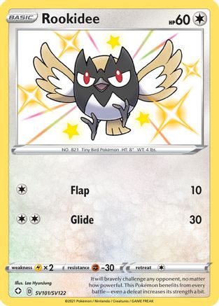 Rookidee SV101/SV122 - Shining Fates Shiny Vault Holofoil - for just $1.49! 