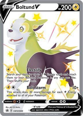 Boltund V (SWSH085) [Sword & Shield: Black Star Promos] - for just $0.40! 