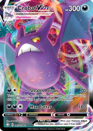 Crobat VMAX 045/072 - Shining Fates Holofoil - for just $0.99! 