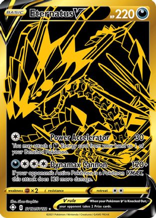 Eternatus V SV121/SV122 - Shining Fates Shiny Vault Holofoil - for just $2.34! 