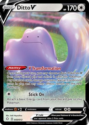Ditto V 050/072 - Shining Fates Holofoil - for just $0.60! 