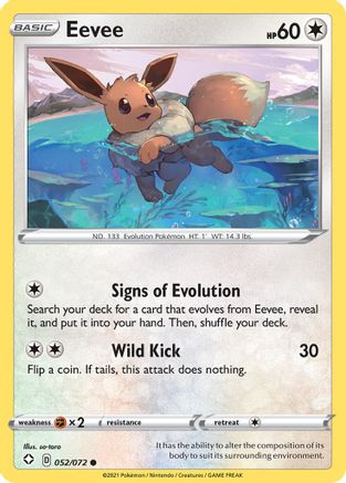 Eevee 052/072 - Shining Fates - for just $0.12! 