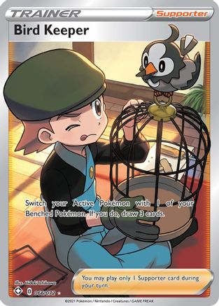 Bird Keeper (Full Art) 066/072 - Shining Fates Holofoil - for just $0.94! 