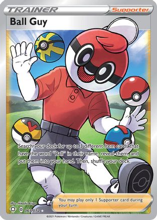 Ball Guy (Full Art) 065/072 - Shining Fates Holofoil - for just $1.24! 