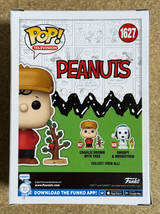 Funko Pop! Television Charlie Brown With Christmas Tree #1627 Peanuts 2024 - for just $13! 