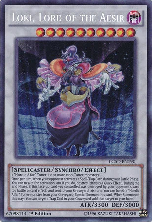 Loki, Lord of the Aesir [LC5D-EN190] Secret Rare - for just $0.70! 