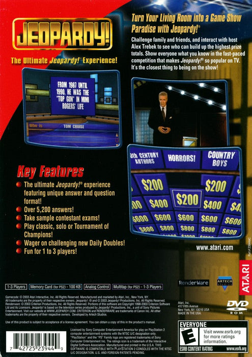 Jeopardy! – PlayStation 2 (PS2) - for just $4.99! 