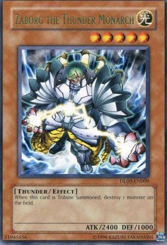 Zaborg the Thunder Monarch (Green) [DL09-EN009] Rare - for just $1.20! 