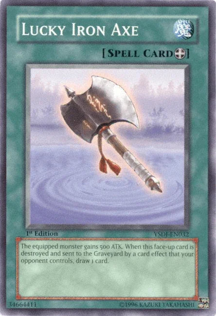 Lucky Iron Axe [YSDJ-EN032] Common - for just $0.10! 