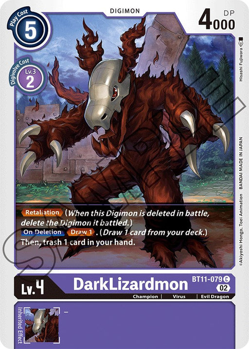 DarkLizardmon [BT11-079] [Dimensional Phase] - Just $0.09! Shop now at Retro Gaming of Denver