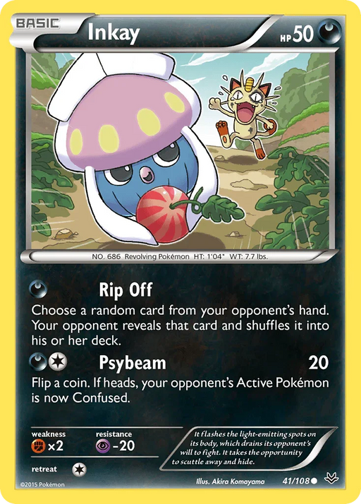 Inkay (41/108) [XY: Roaring Skies] - for just $0.15! 