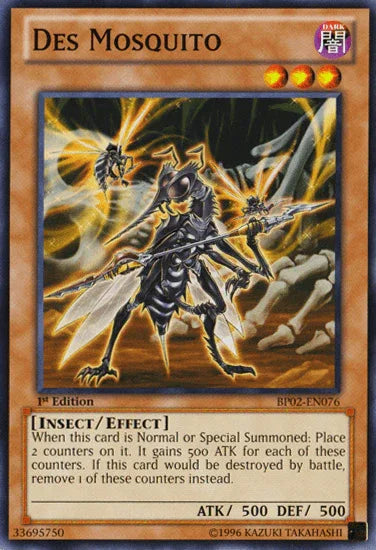 Des Mosquito [BP02-EN076] Mosaic Rare - for just $0.10! 