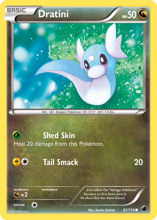 Dratini (81/116) [Black & White: Plasma Freeze] - Just $0.10! Shop now at Retro Gaming of Denver