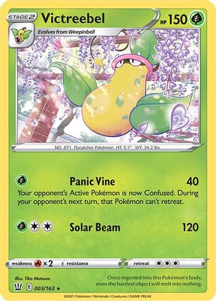 Victreebel 003/163 - SWSH05 Battle Styles - for just $0.08! 