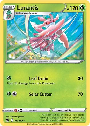 Lurantis 015/163 - SWSH05 Battle Styles - for just $0.10! 