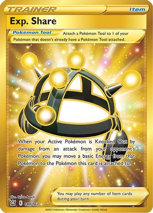 Exp. Share (Secret) 180/163 - SWSH05 Battle Styles Holofoil - for just $2.49! 