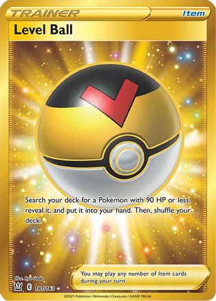 Level Ball (Secret) 181/163 - SWSH05 Battle Styles Holofoil - for just $4.30! 