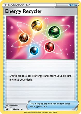 Energy Recycler 124/163 - SWSH05 Battle Styles Reverse Holofoil - for just $0.17! 