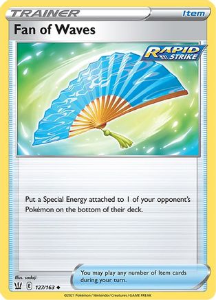 Fan of Waves 127/163 - SWSH05 Battle Styles Reverse Holofoil - for just $0.13! 