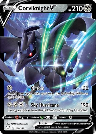 Corviknight V 109/163 - SWSH05 Battle Styles Holofoil - for just $0.58! 