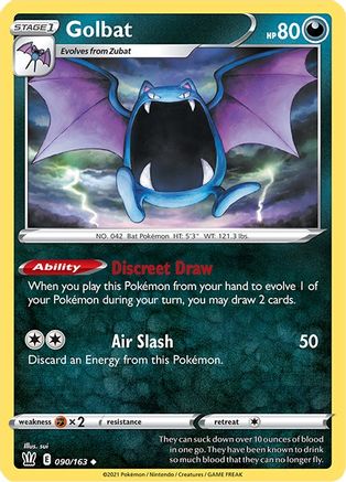 Golbat 090/163 - SWSH05 Battle Styles - for just $0.05! 
