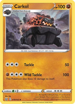 Carkol 079/163 - SWSH05 Battle Styles - for just $0.08! 