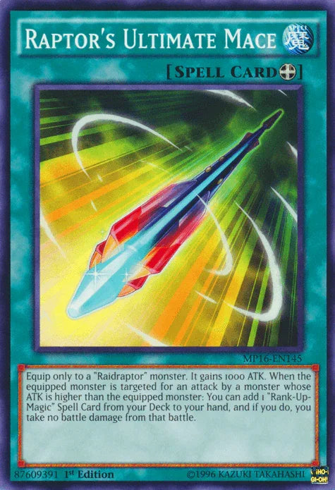 Raptor's Ultimate Mace [MP16-EN145] Common - for just $0.10! 