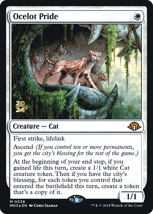 Ocelot Pride (PRE-038) - Modern Horizons 3 Promos Foil - for just $15.75! 