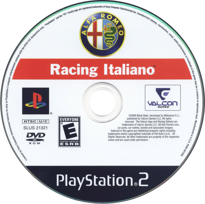 Alfa Romeo Racing Italiano – PlayStation 2 (PS2) - for just $4.99! 