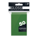 Ultra PRO: Standard 50ct Sleeves - PRO-Gloss (Green) - for just $0! 