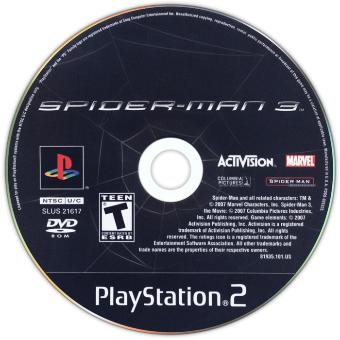 Spider-Man 3 – PlayStation 2 (PS2) - for just $0! 