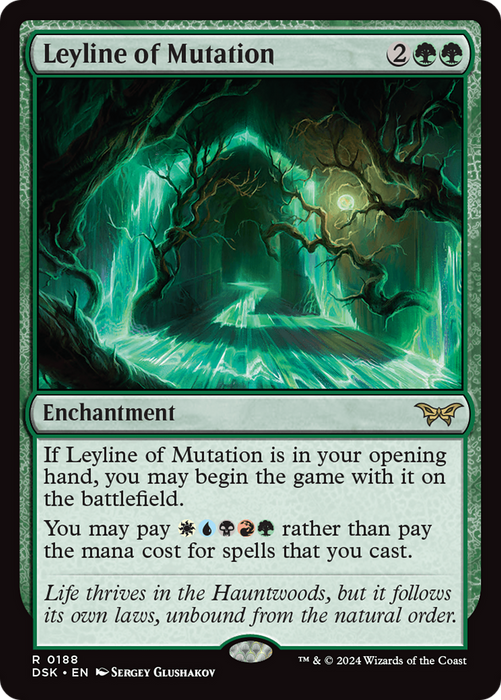 Leyline of Mutation (DSK-188) - Duskmourn: House of Horror Foil - for just $0.11! 