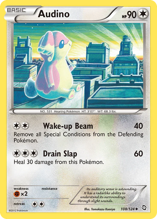 Audino (108/124) [Black & White: Dragons Exalted] - for just $0.80! 