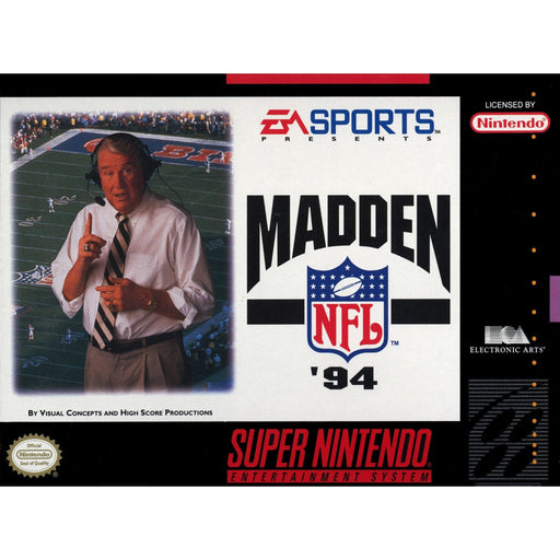 Madden NFL '94 (Super Nintendo) - Premium Video Games - Just $0! Shop now at Retro Gaming of Denver