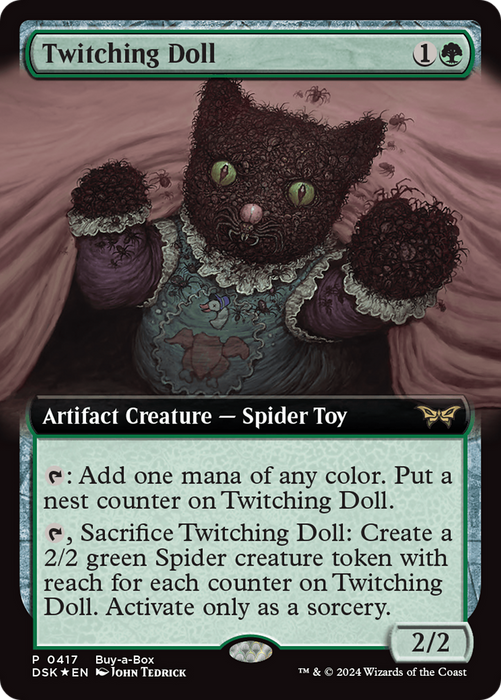 Twitching Doll (BABP-417) - Duskmourn: House of Horror: (Extended Art) Foil - for just $0.54! 